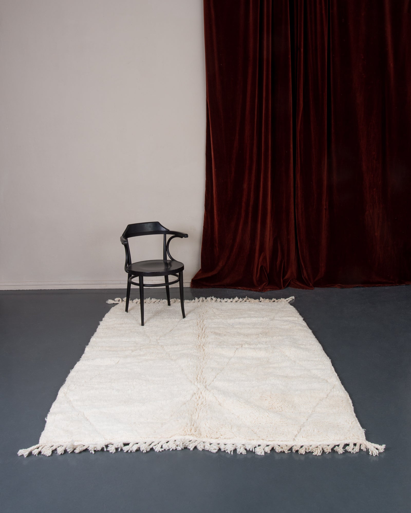 Modern designer handcrafted Berber rug from morocco Beniourain with beautiful colors and patterns